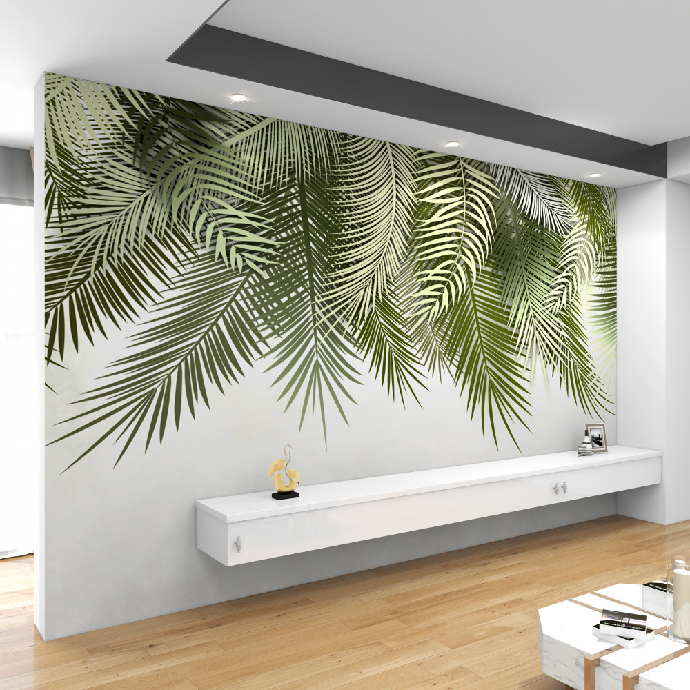 Fototapeta zwisająca zielona paproć