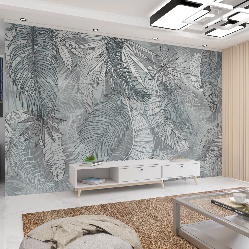 Fototapeta liście drzew tropikalnych