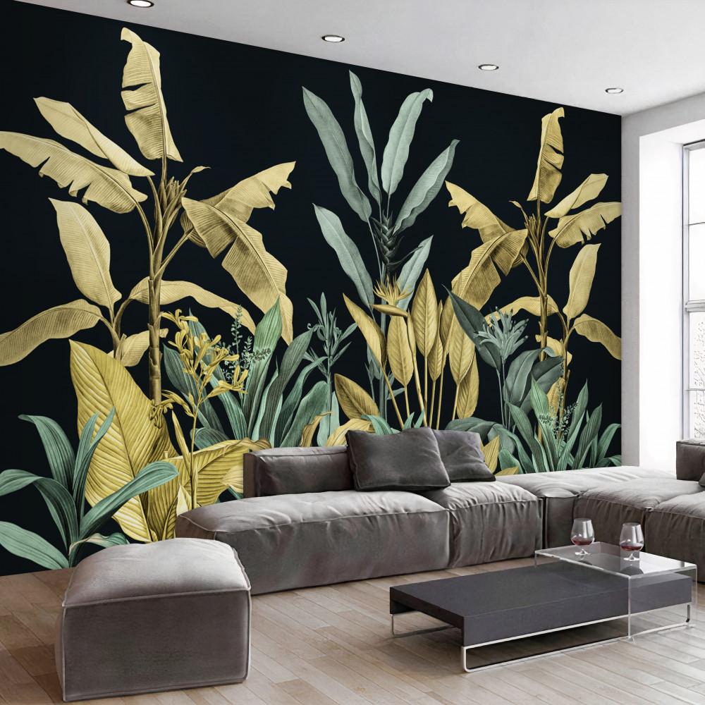 Fototapeta bogactwo kolorów roślin tropikalnych