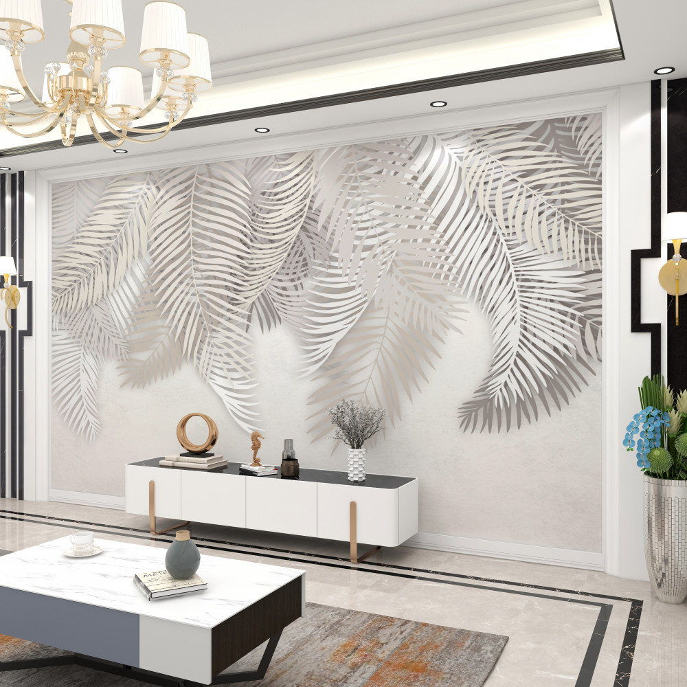 Fototapeta zwisające liście palmowe