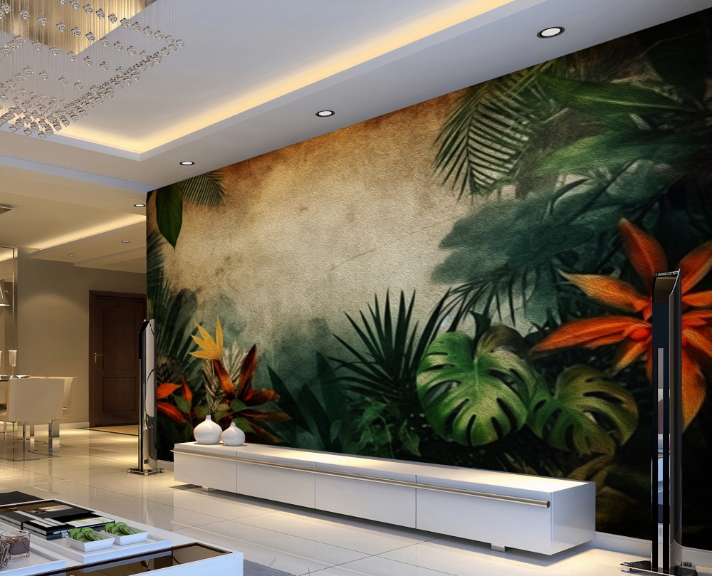 Fototapeta tropikalne deszcze w dżungli