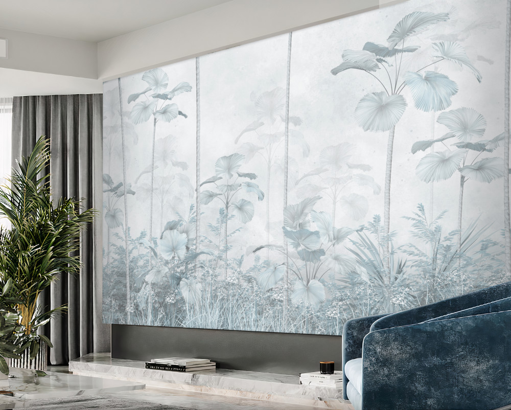 Fototapeta gęsta mgła w tropikach