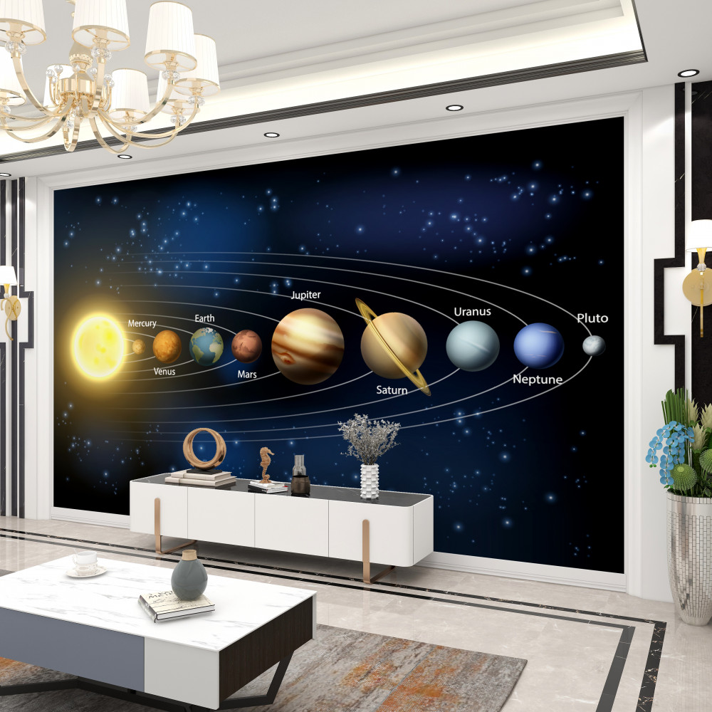 Fototapeta kolejność rotacji planet w naszej galaktyce