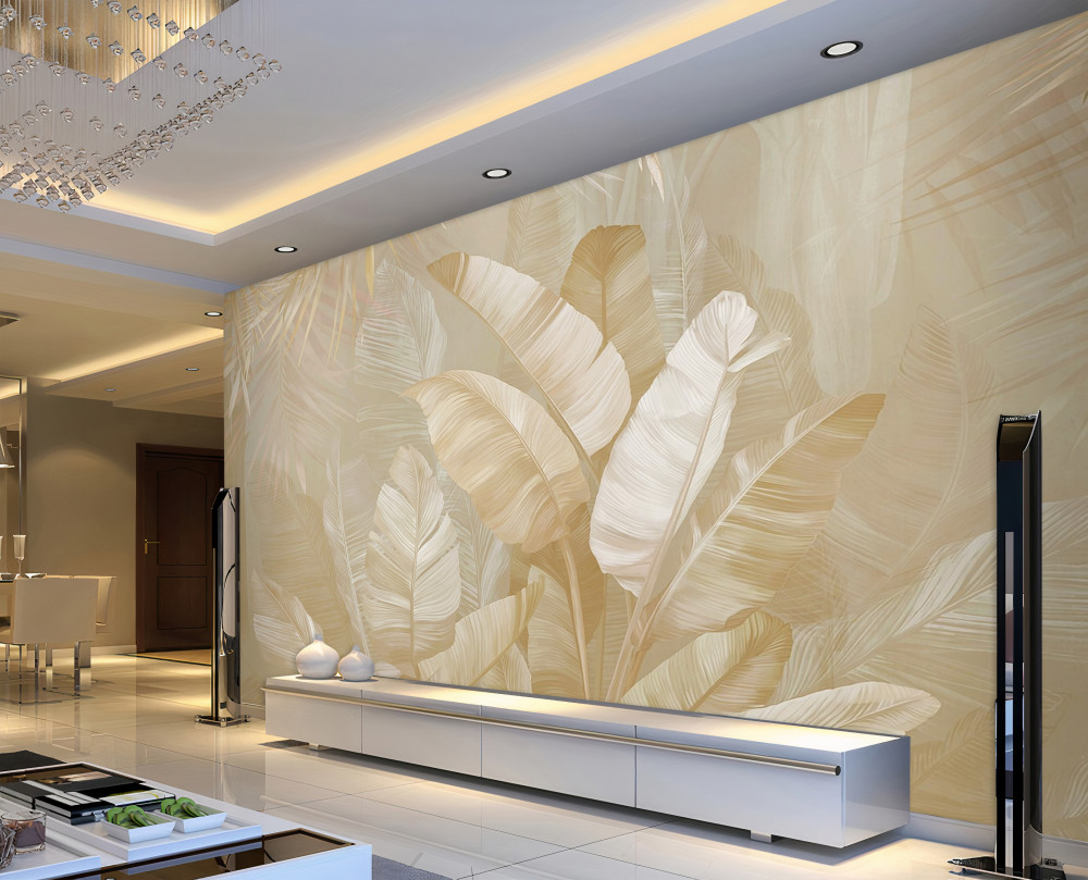 Fototapeta tropikalne liście w różnorodności