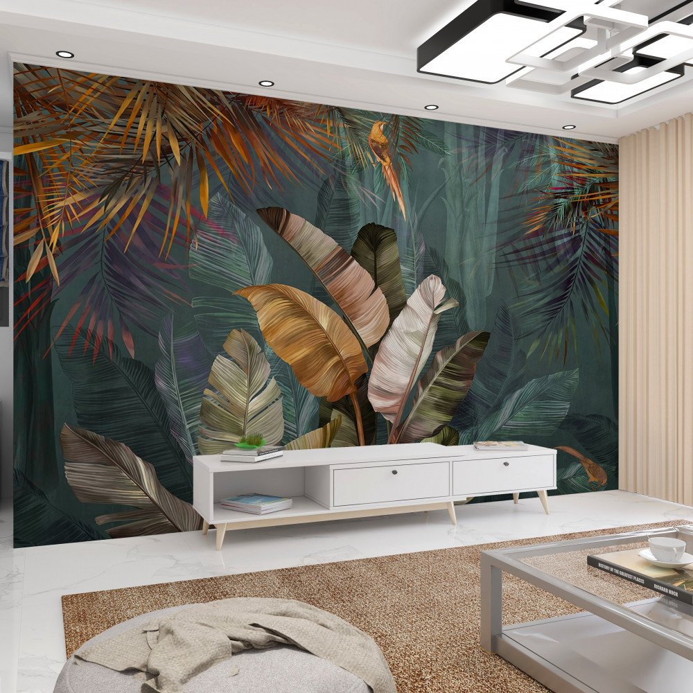 Fototapeta liście są jak lekkie pióra w tropikach