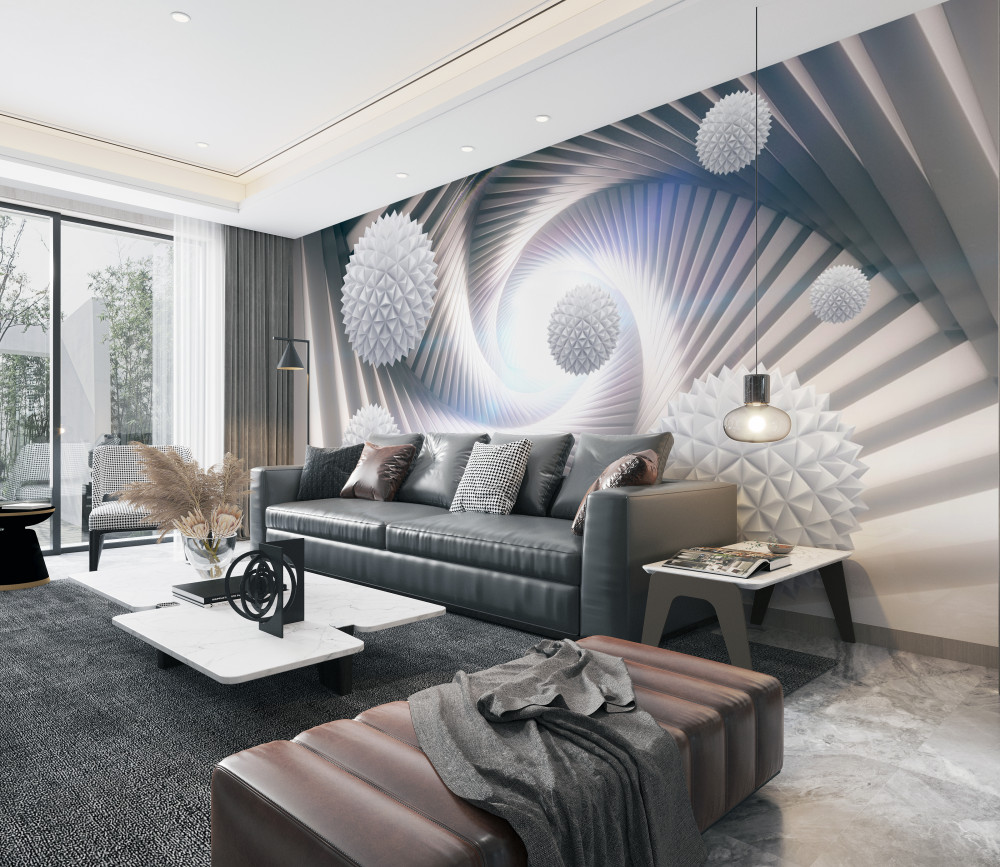 Fototapeta wir kroków białych kulek