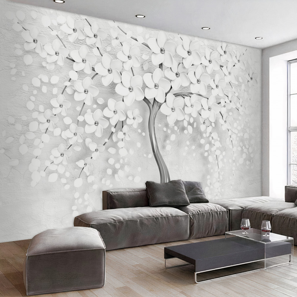 Fototapeta smukłe kwitnące drzewo