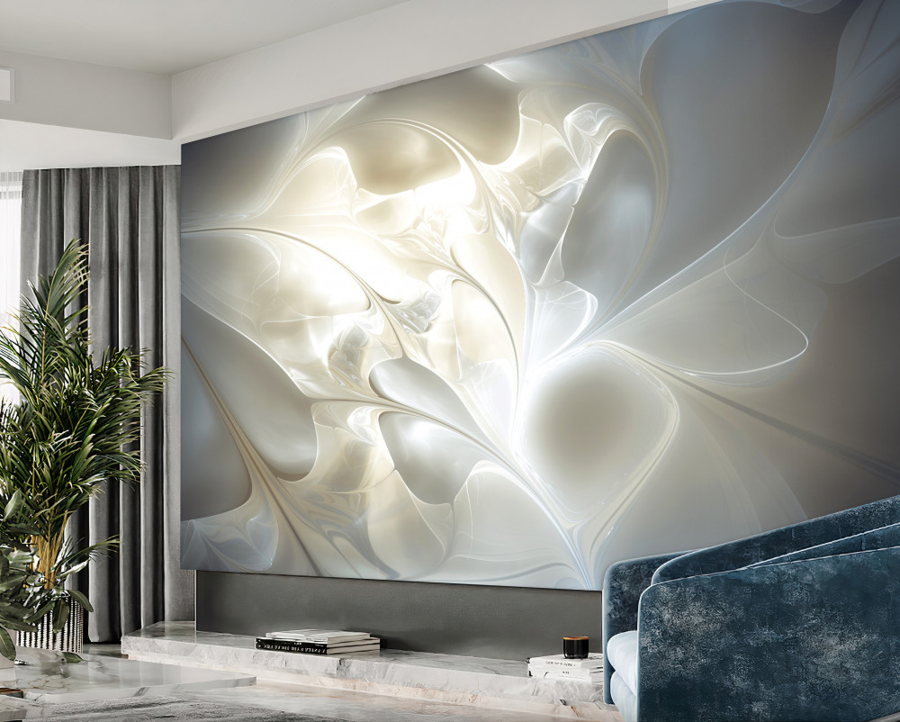 Fototapeta światło przez płatki kwiatów