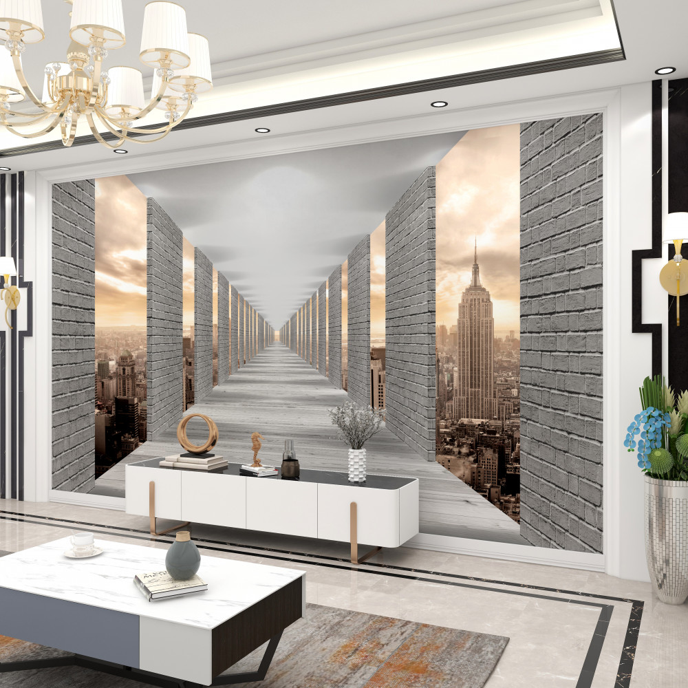 Fototapeta tunel wyjściowy w 3D