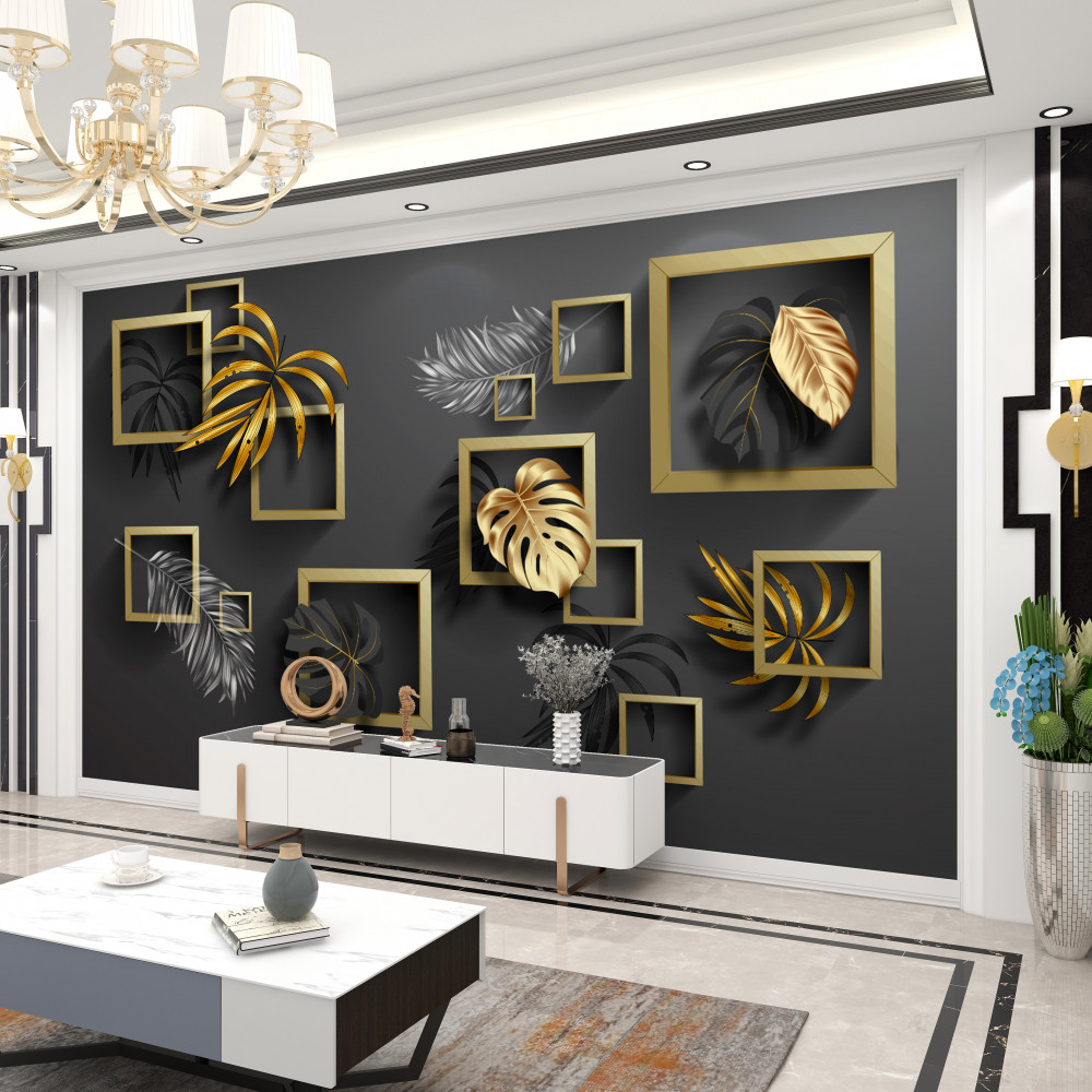 Fototapeta rośliny tropikalne w ramce