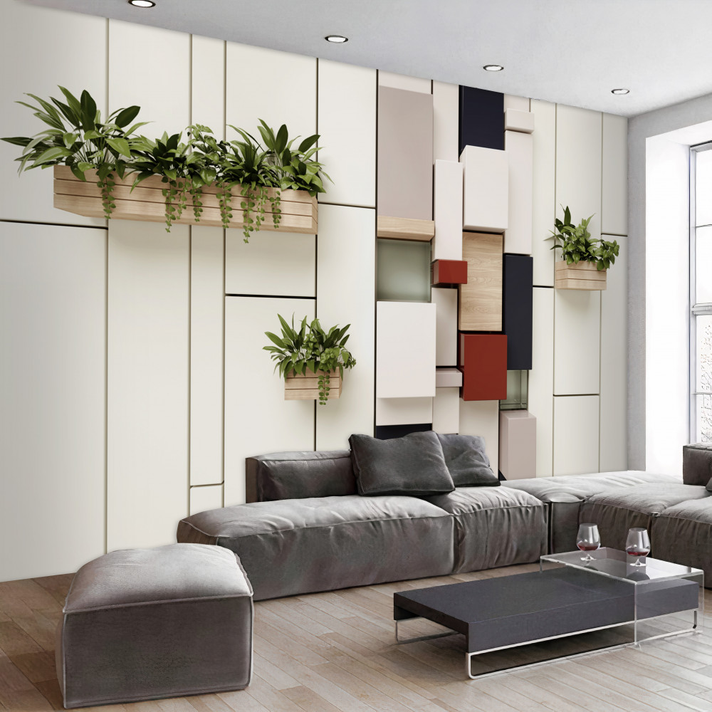 Fototapeta doniczki z ziołami