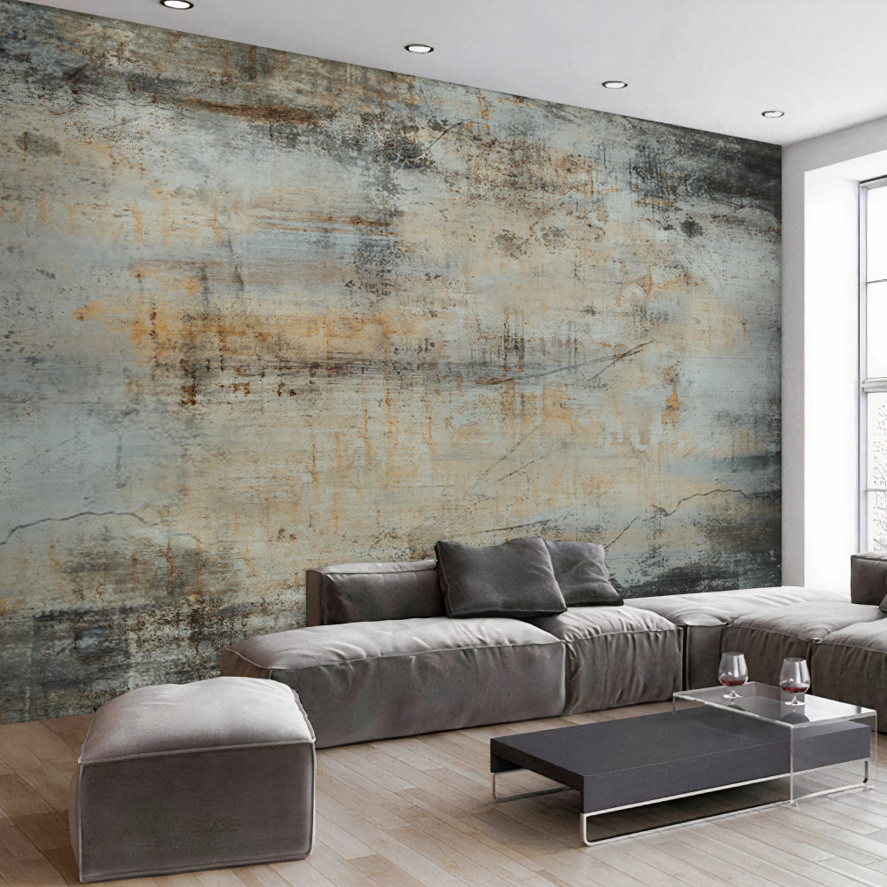 Fototapeta odrapana szara ściana