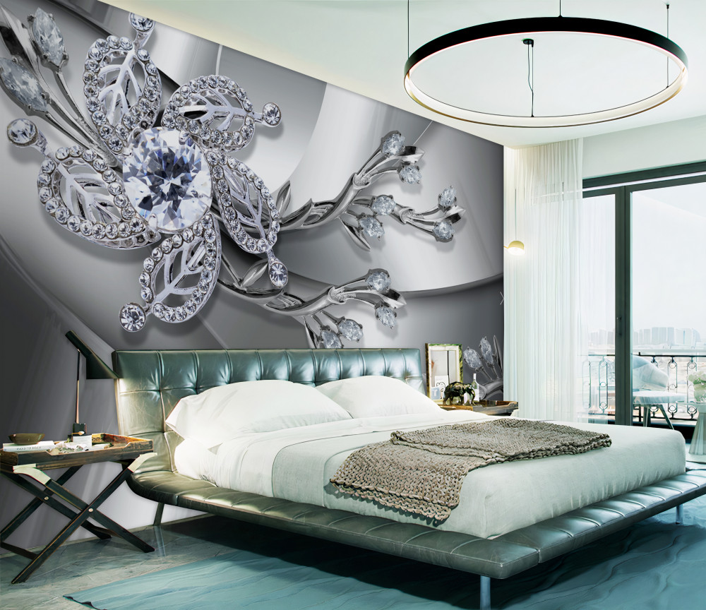 Fototapeta kwiat i gałązki wykonane z kamieni