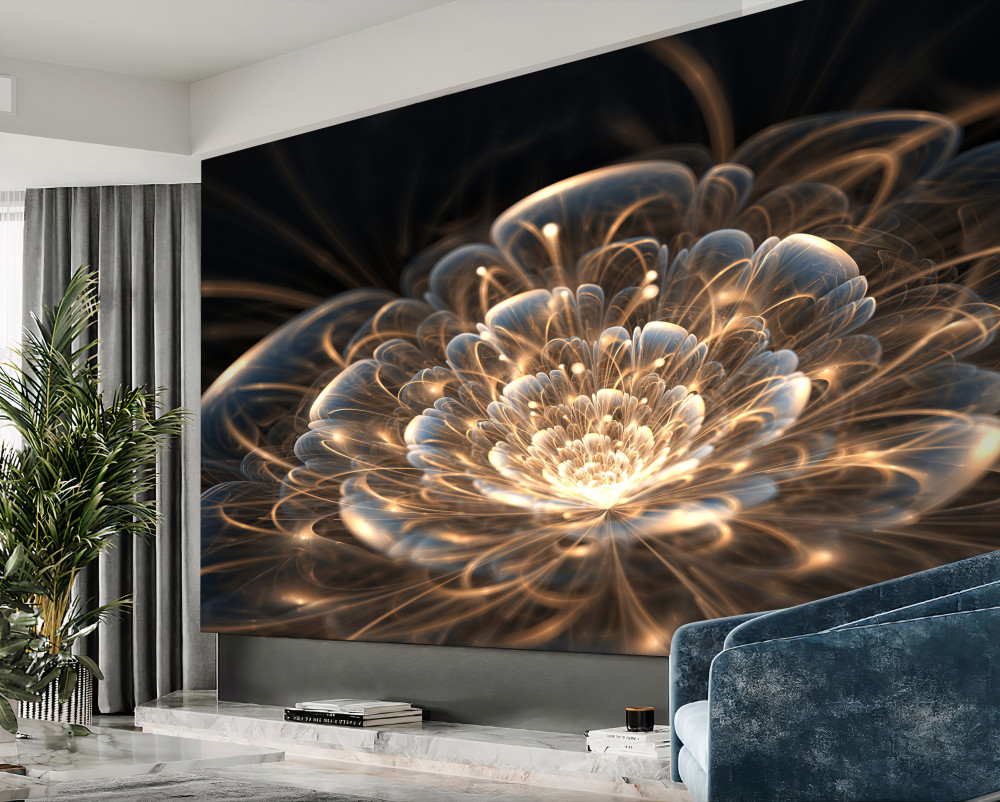 Fototapeta duży jasny kwiat