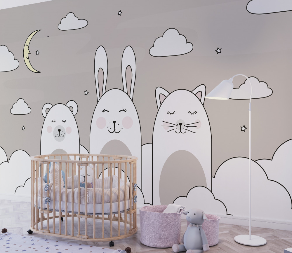 Fototapeta słodkie zwierzęta śpią