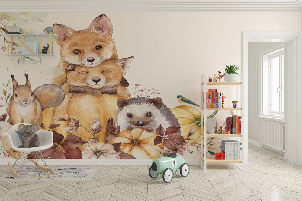 Fototapeta piękne przyjazne zwierzęta