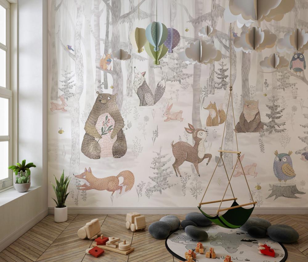 Fototapeta niedźwiedzie i inne zwierzęta leśne