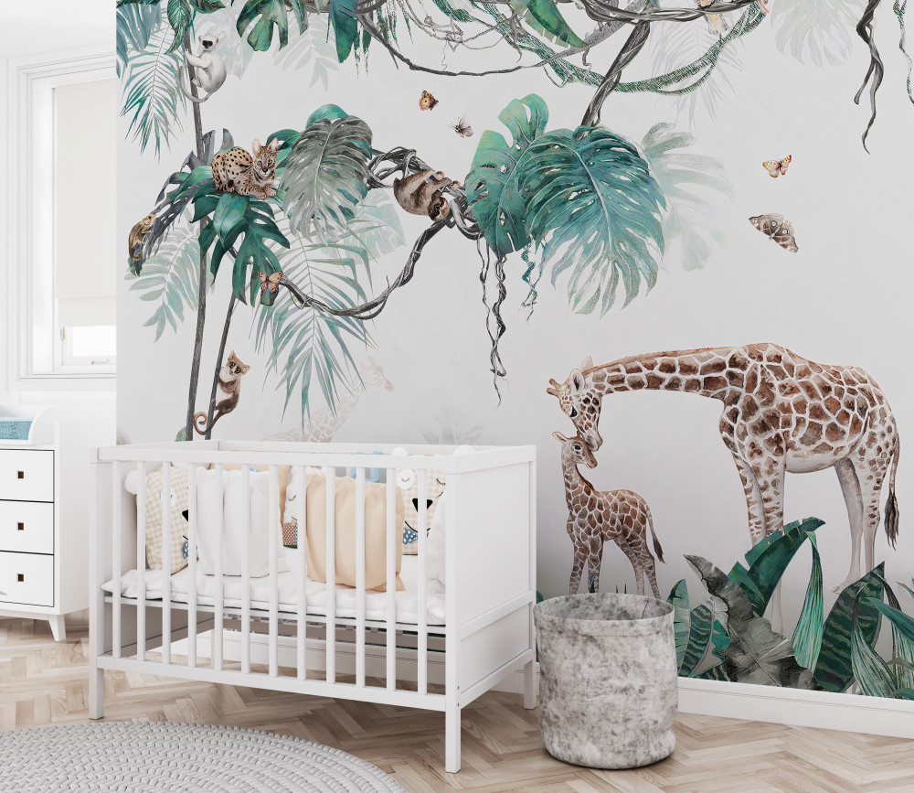 Fototapeta zwierzęta leśne spędzają wolny czas