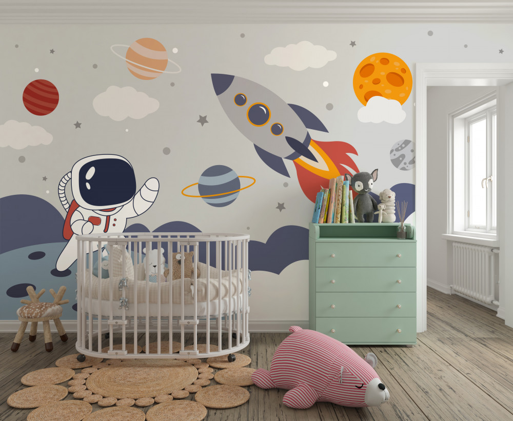 Fototapeta człowiek w kosmosie