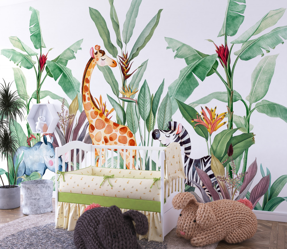 Fototapeta zwierzęta cieszące się przyrodą