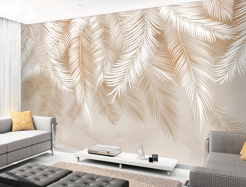 Fototapeta tropikalne liście palmowe