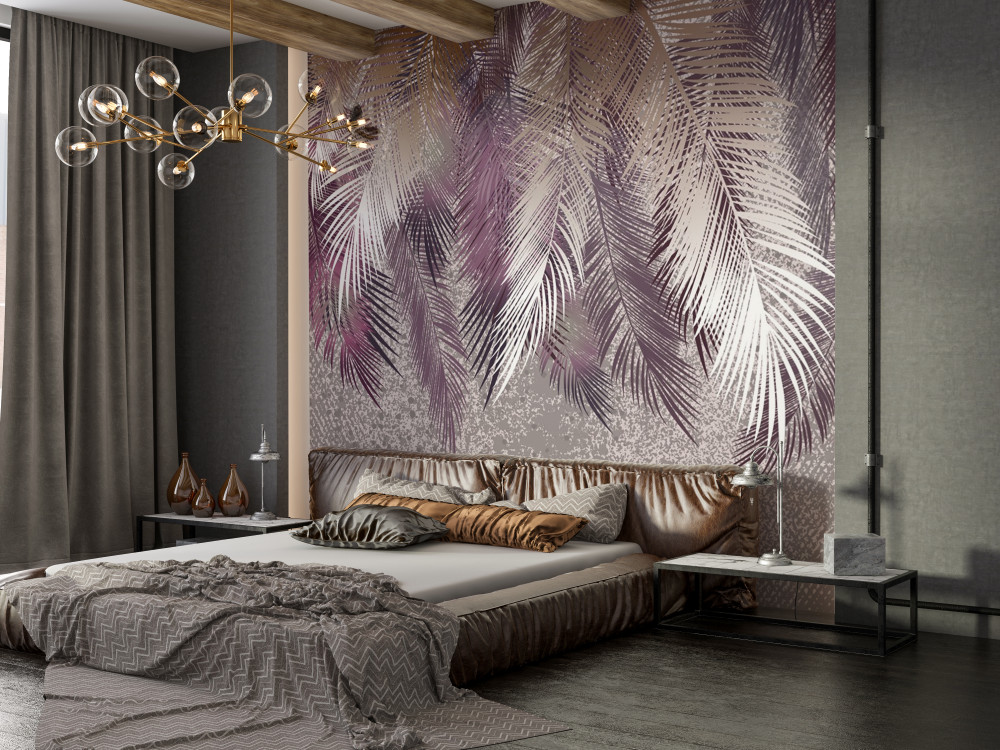 Fototapeta grube pióra zwisają