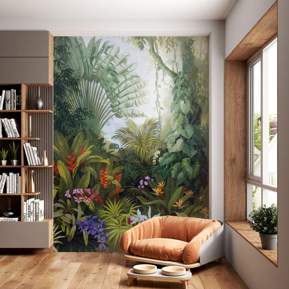 Fototapeta piękna i tajemnicza tropikalna dżungla