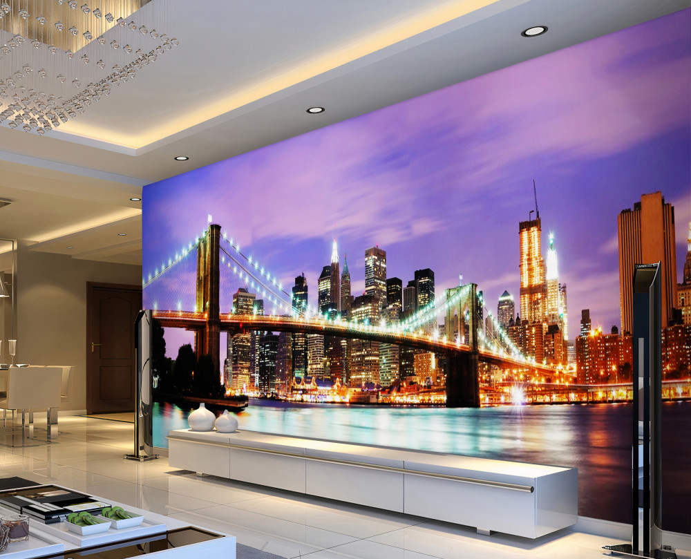 Fototapeta Wieczorna panorama Manhattanu