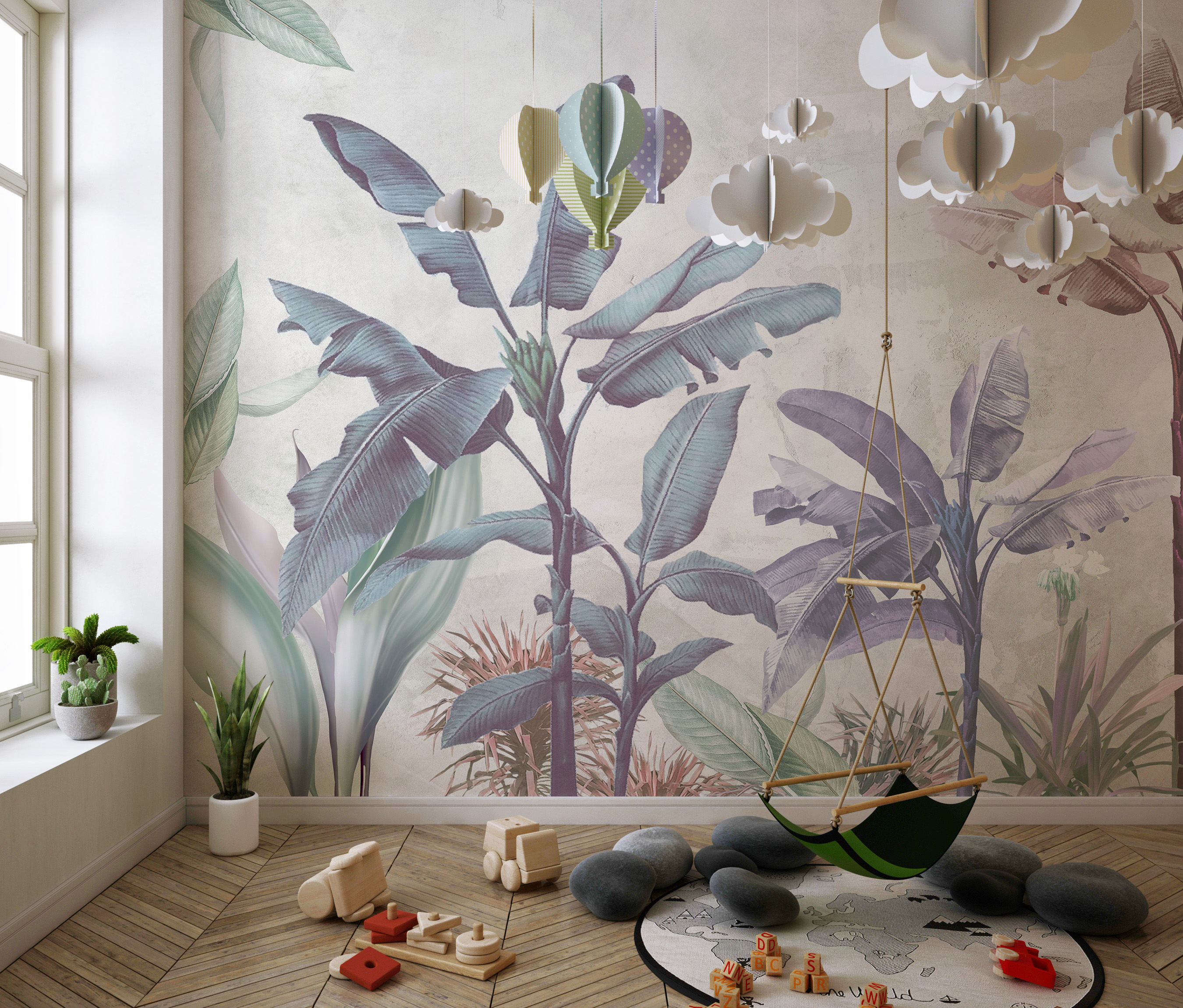 Fototapeta Wielokolorowe palmy