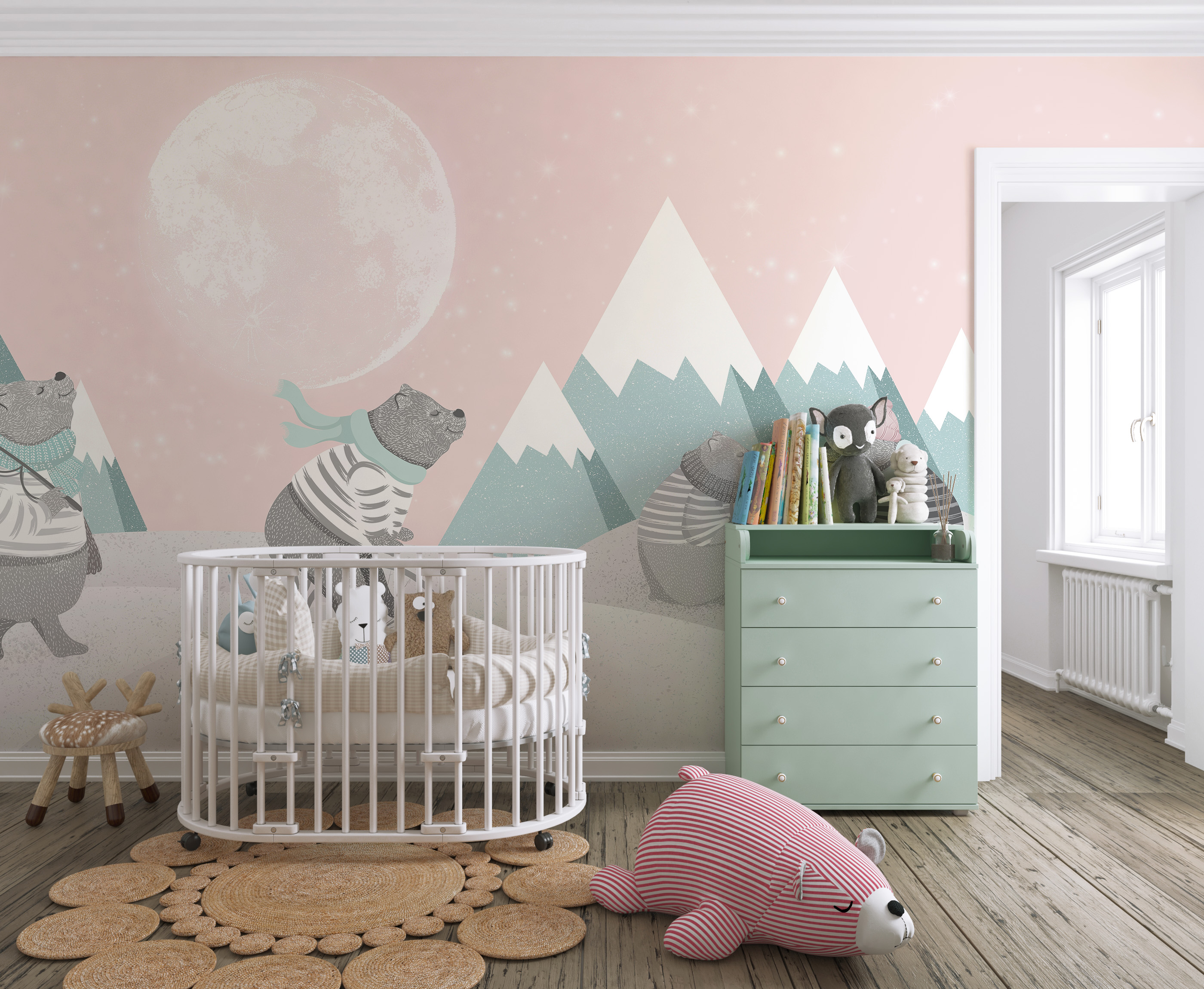 Fototapeta Niedźwiedzie w górach