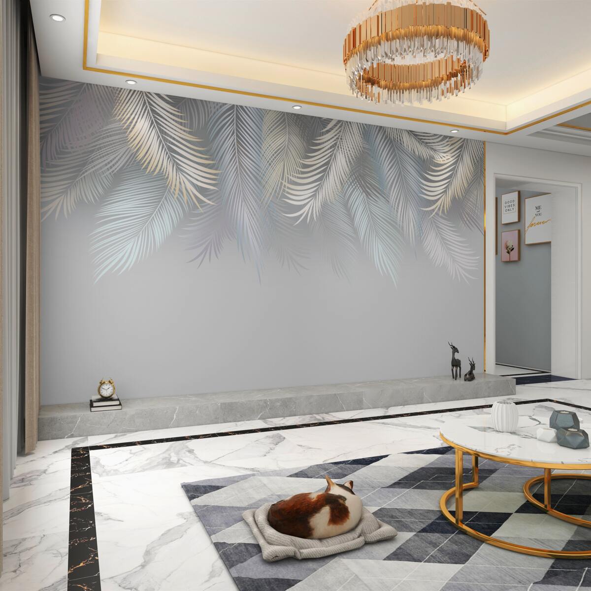 Fototapeta Delikatne liście paproci