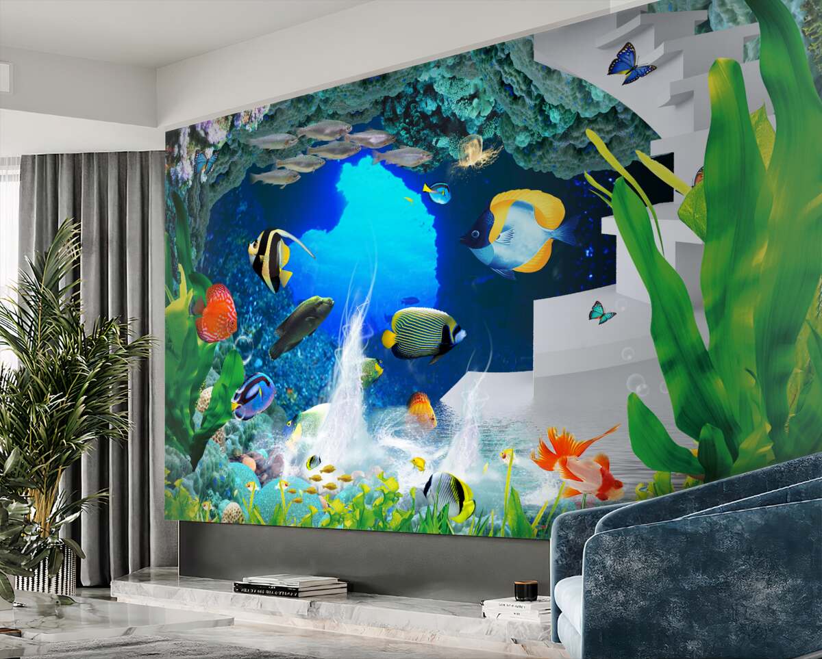 Fototapeta Ryby w podwodnym świecie