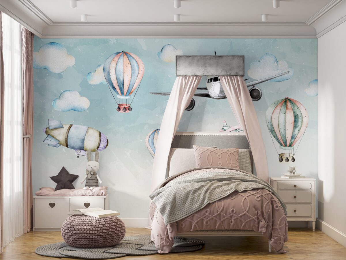 Fototapeta Różne pojazdy w locie