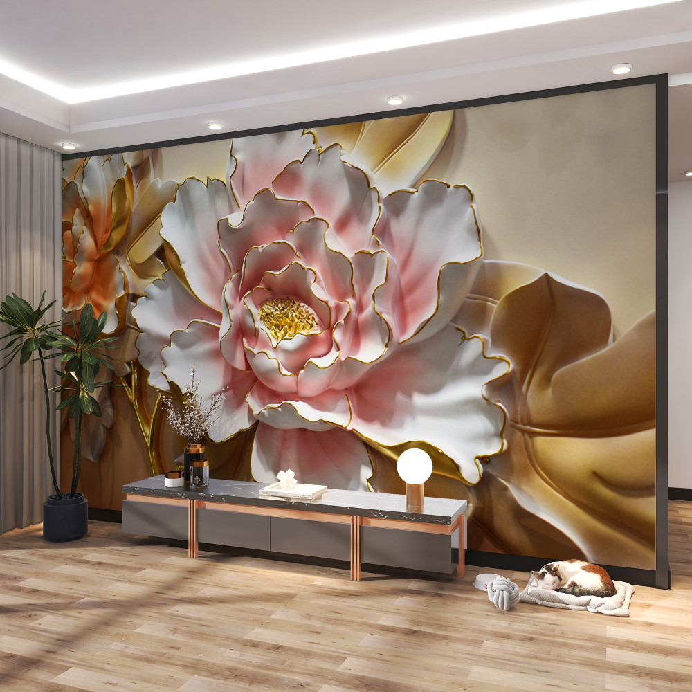 Fototapeta elegancki kwitnący pączek lotosu