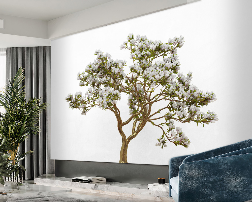 Fototapeta smukłe, piękne samotne bonsai