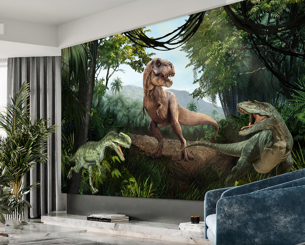 Fototapeta Wiek dinozaurów w tropikach