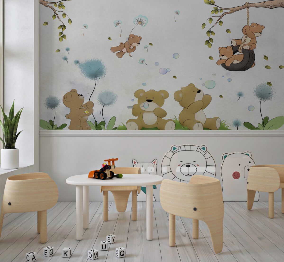 Fototapeta Pisklęta dobrze się bawią