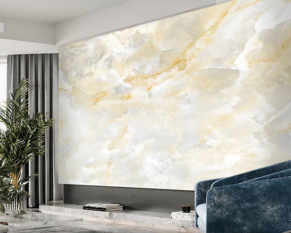 Fototapeta gęste deszczowe chmury o zachodzie słońca