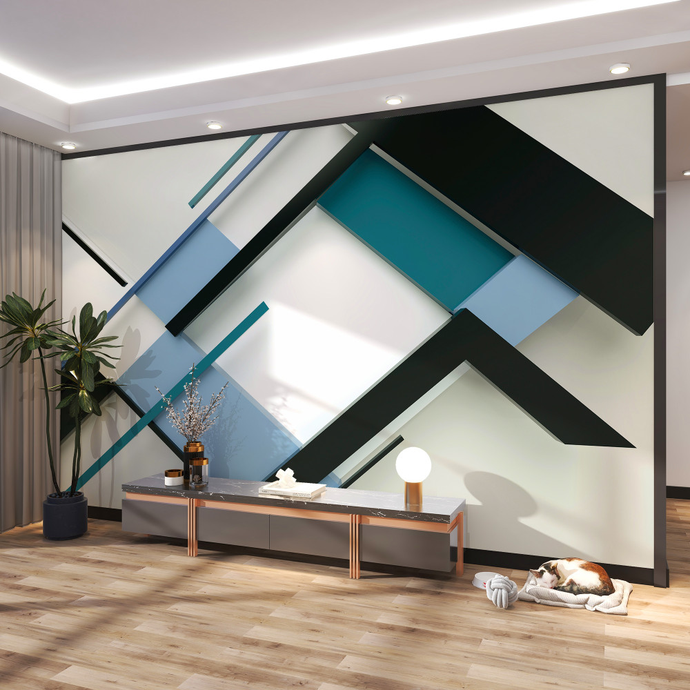 Fototapeta abstrakcja kształtów geometrycznych