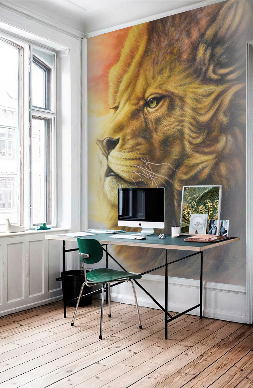 Fototapeta wspaniały portret lwa