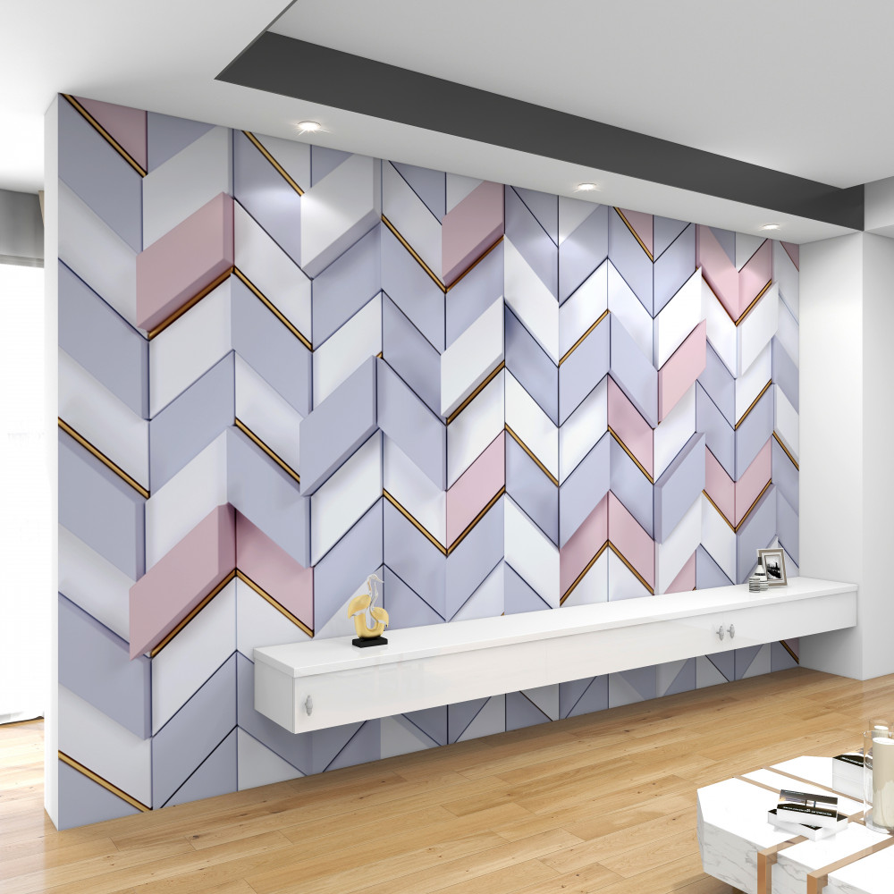 Fototapeta lustro odbija zygzaki