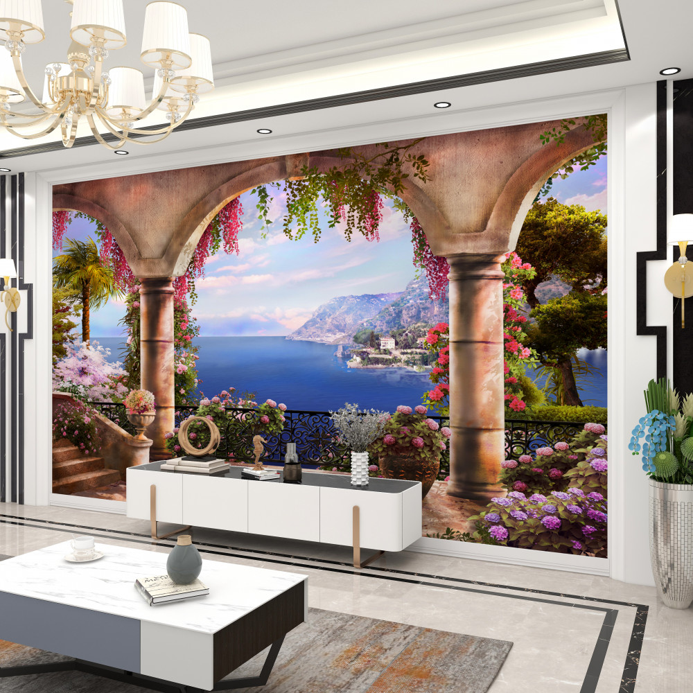 Fototapeta kamienne łuki w pobliżu brzegów błękitnego morza