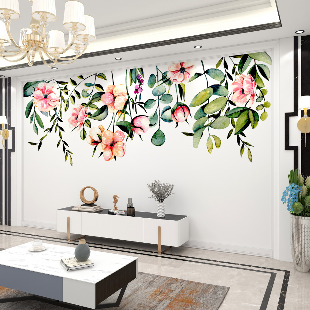 Fototapeta letnie kwiaty rosnące w dół