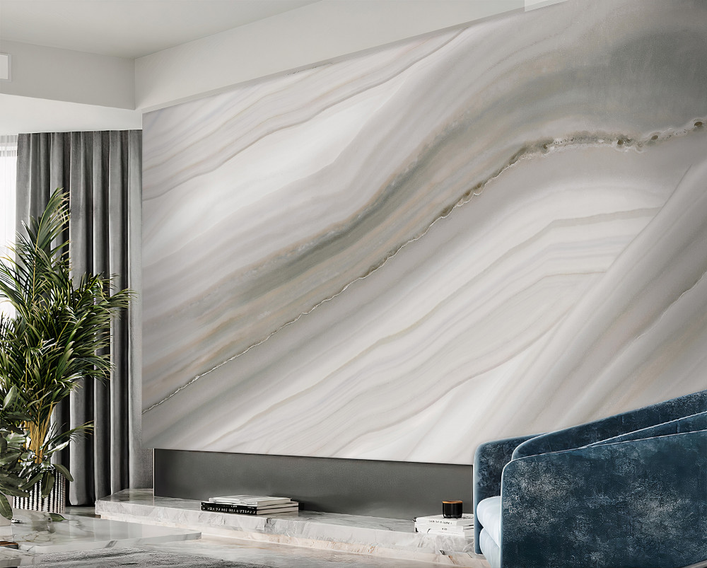 Fototapeta deszczowa szara pustynia