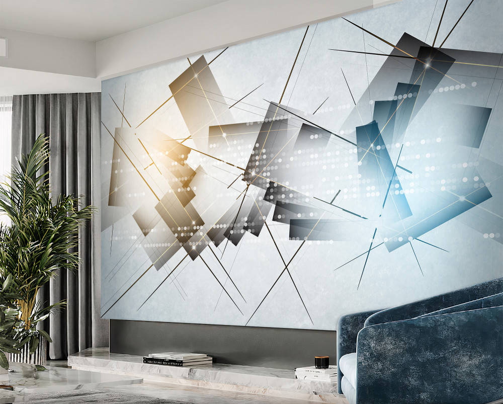 Fototapeta jasne iskierki na różnych postaciach