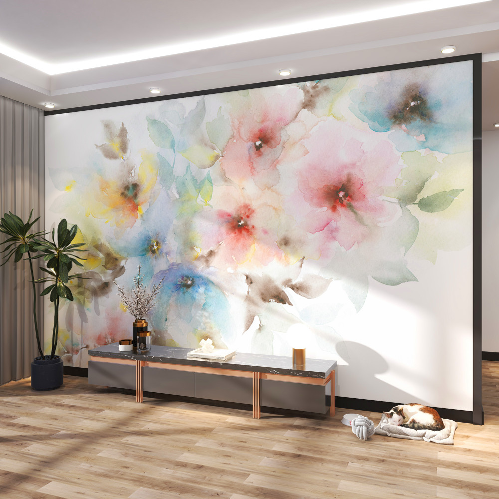 Fototapeta jasne letnie pąki na gałęzi