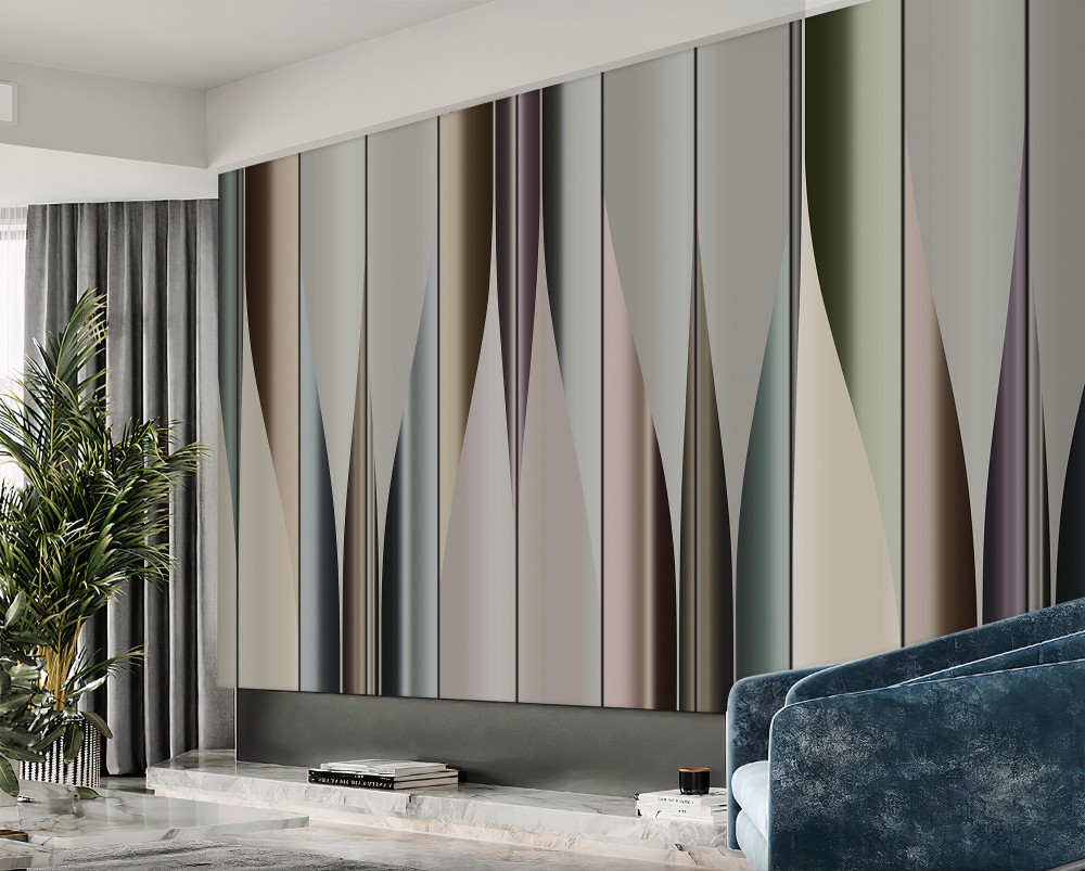 Fototapeta parkiet pionowy z ostrymi zakończeniami