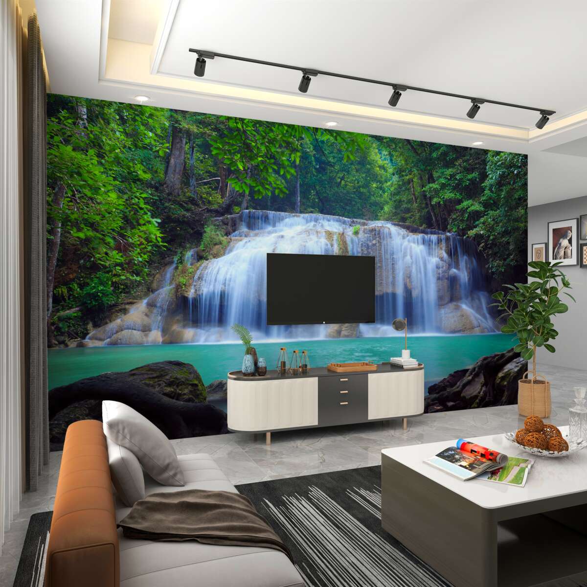 Fototapeta Erawan wodospad, Kanchanaburi, Tajlandia