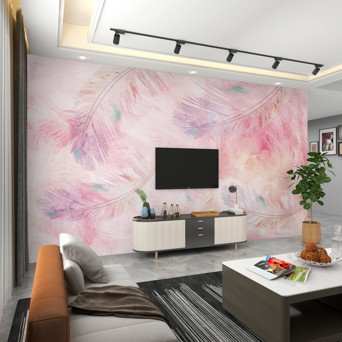 Fototapeta Ledwo widoczne pióra