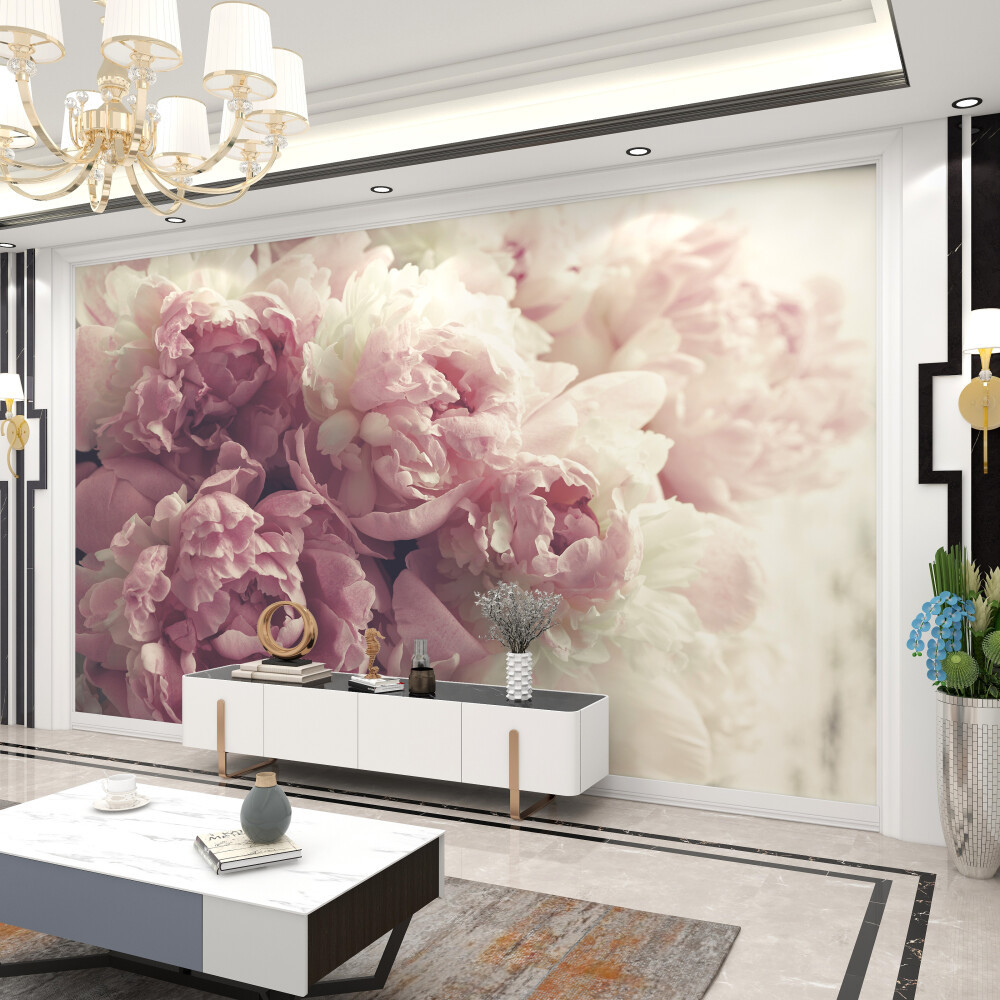 Fototapeta Kwiat, różowy i płatek